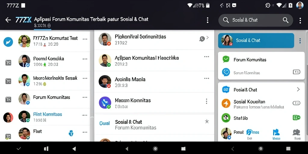 Antarmuka Forum Komunitas 777ZX yang menarik dan interaktif.