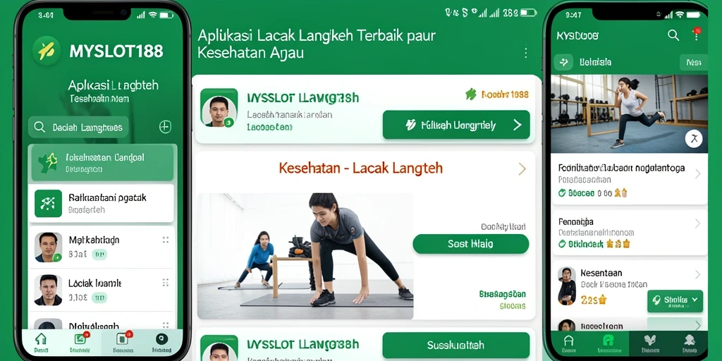 Tampilan antarmuka aplikasi Lacak Langkah MYSLOT188 yang user-friendly.