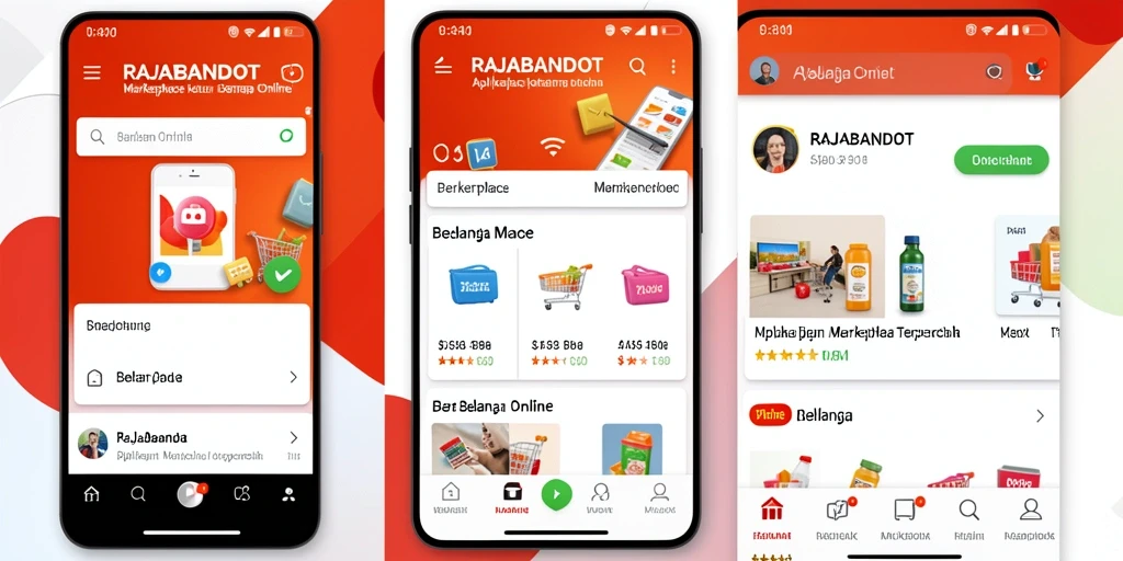 Tampilan antarmuka RAJABANDOT yang modern dan fungsional.