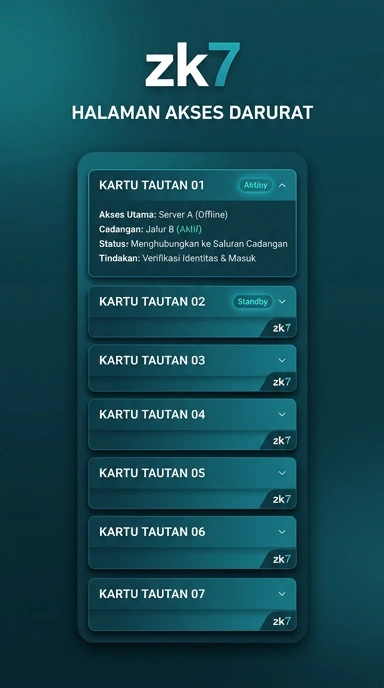 Tampilan link alternatif zk7